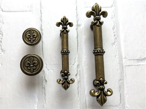 Fleur De Lis Door Handle .